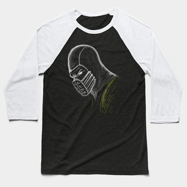 scorpion Baseball T-Shirt by dubcarnage